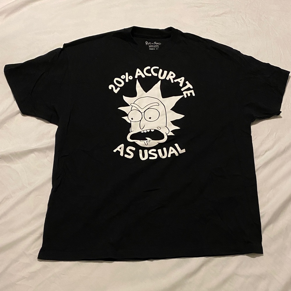 New rick and morty 20% accurate tee